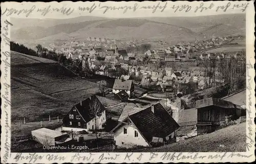 Ak Olbernhau im Erzgebirge, Gesamtansicht