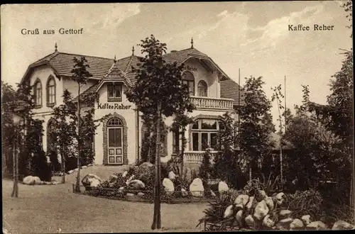 Ak Gettorf in Schleswig Holstein, Cafe Reher
