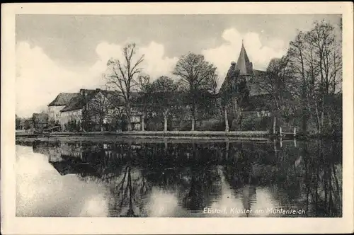 Ak Ebstorf in der Lüneburger Heide, Kloster am Mühlenteich