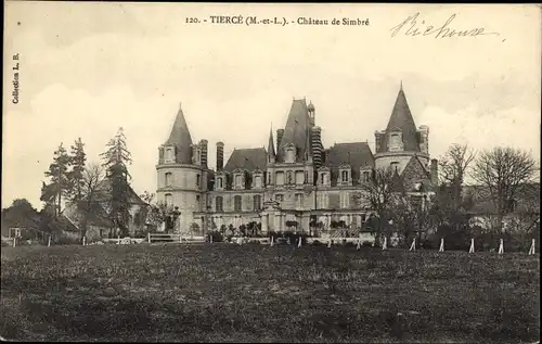 Ak Tiercé Maine et Loire, Chateau de Simbre