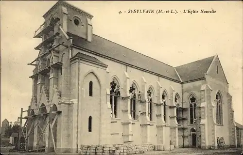Ak Saint Sylvain Maine et Loire, L'Eglise Nouvelle