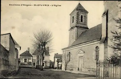 Ak Saint Sylvain Maine et Loire, L'Eglise