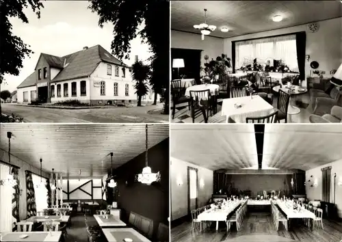 Ak Ulsnis Kirchenholz Schleswig, Gaststätte und Pension Ulsniskirchenholz, Innenansicht