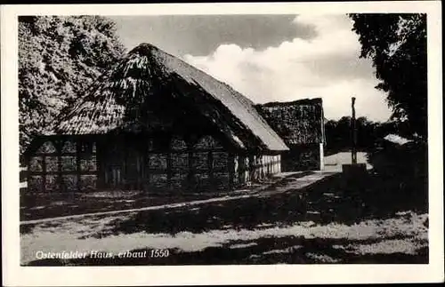 Ak Ostenfeld bei Husum, am Ostenfelder Haus