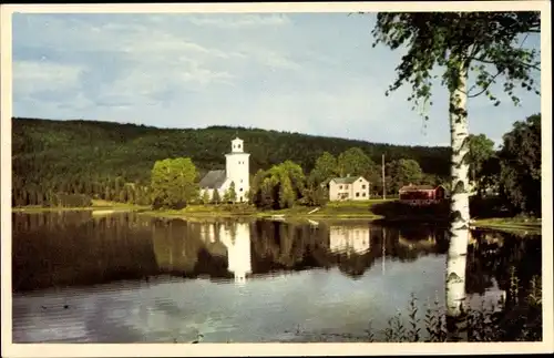 Ak Gräsmark Schweden, Kyrka