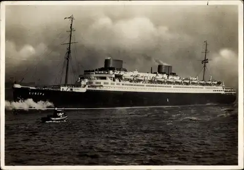 Ak Turbinen Schnelldampfer Europa, Norddeutscher Lloyd