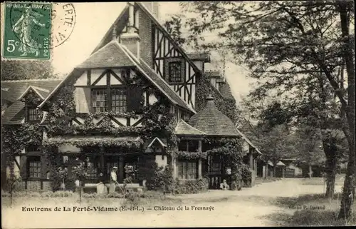 Ak La Ferté Vidame Eure et Loir, Chateau de la Fresnaye