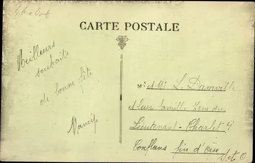 Ak Luc en Diois Drome, Place des Bains