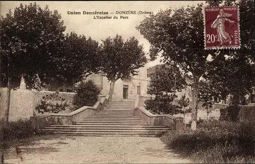 Ak Donzere Drome, L'Escalier du Parc