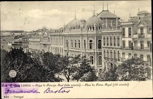 Ak Lisboa Lissabon Portugal, Praca do Principe Real