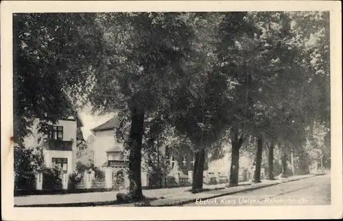 Ak Ebstorf in der Lüneburger Heide, Bahnhofstraße