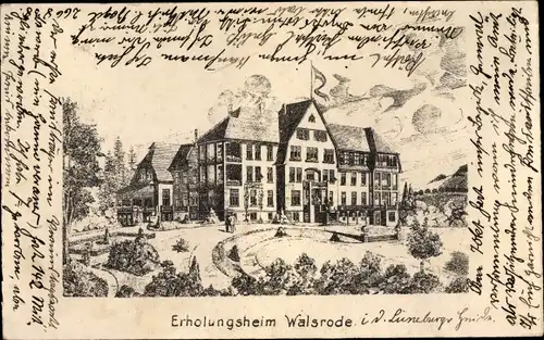 Künstler Ak Walsrode im Heidekreis, Erholungsheim