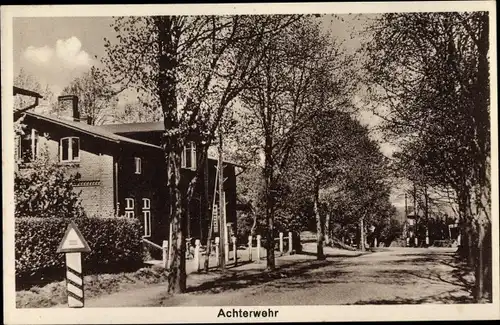 Ak Achterwehr in Schleswig Holstein, Ortspartie