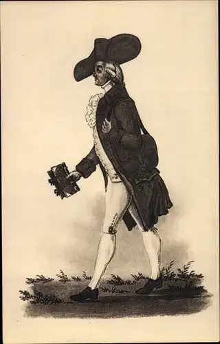 Künstler Ak Feyerabend, Fr., Basler Typen, Berger, Hauptmann