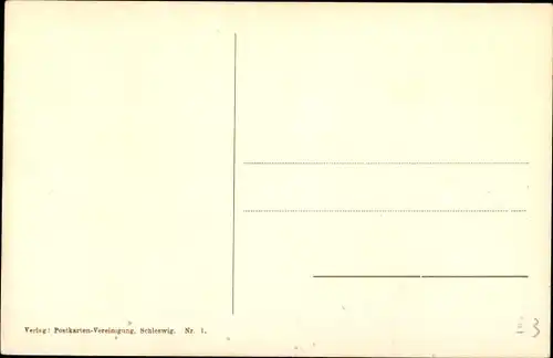 Ak Schleswig, Gesamtansicht