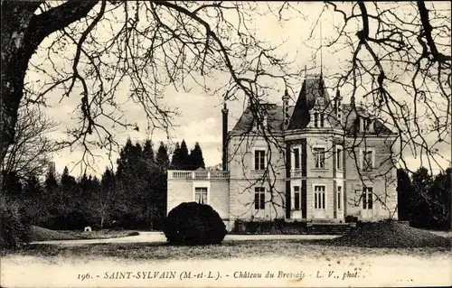 Ak Saint Sylvain Maine et Loire, Chateau du Brossais