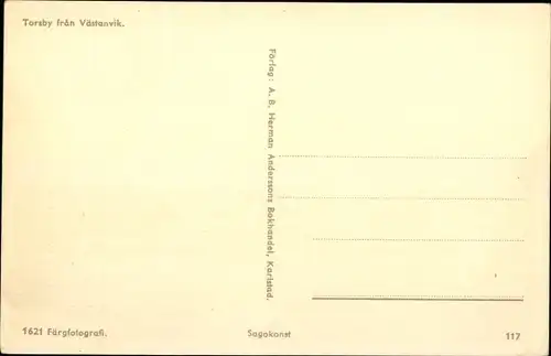 Ak Torsby Schweden, Fran Västanvik