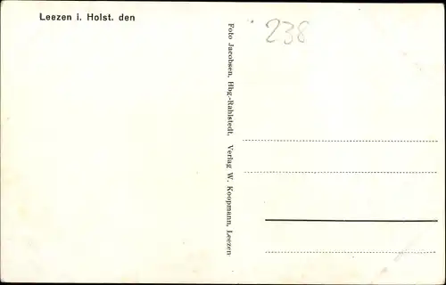 Ak Leezen Schleswig Holstein, Landschaft