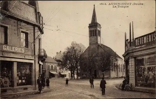 Ak Audincourt Doubs, Le Temple