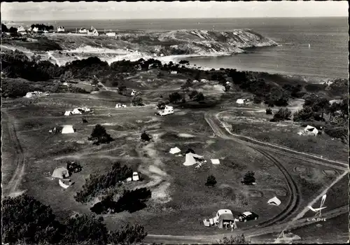 Ak Pléhérel Plage Frehel Côtes-d’Armor, Fliegeraufnahme