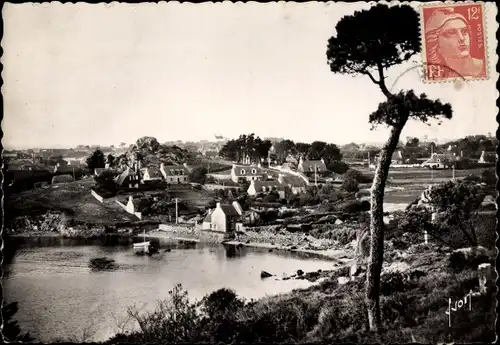 Ak Île de Bréhat Côtes d’Armor, Village sur le Lac Interieur