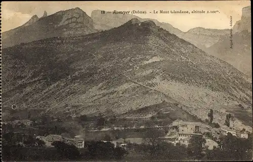 Ak Romeyer Drome, Le Mont Glandasse