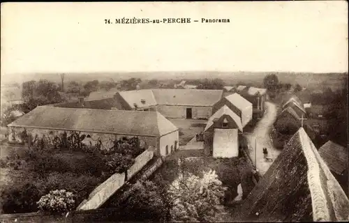 Ak Mézières au Perche Eure et Loir, Panorama