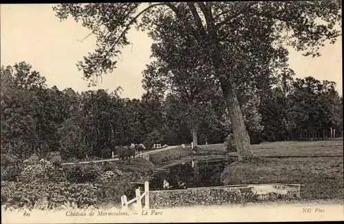 Ak Chaudon Eure et Loir, Chateau de Mormoulins, Le Parc
