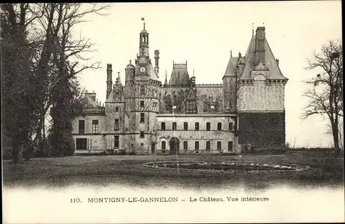 Ak Montigny le Gannelon Eure et Loir, Chateau