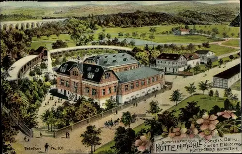 Ak Hüttengrund Hohenstein Ernstthal in Sachsen, Hüttenmühle