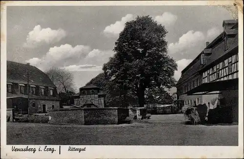 Ak Venusberg Drebach Erzgebirge, Rittergut