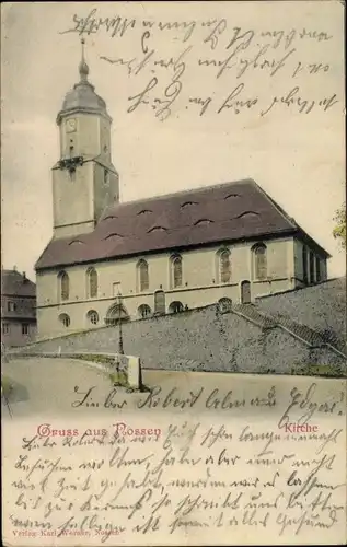 Ak Nossen Landkreis Meißen, Kirche