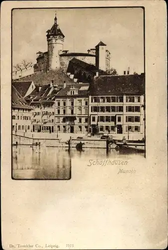 Ak Schaffhausen am Rhein Schweiz, Munoth