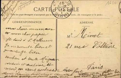 Ak St Mathurin Maine et Loire, Vue sur les Quais