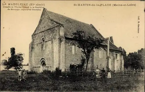 Ak Saint Martin de la Place Maine et Loire, La Madeleine, Chapelle