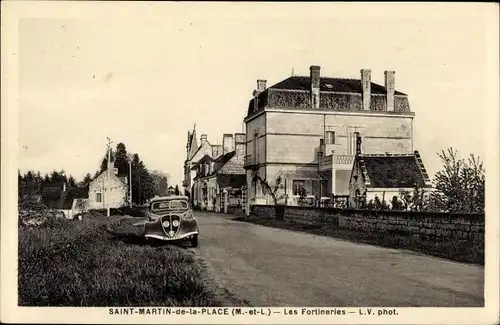 Ak Saint Martin de la Place Maine et Loire, Les Fortineries