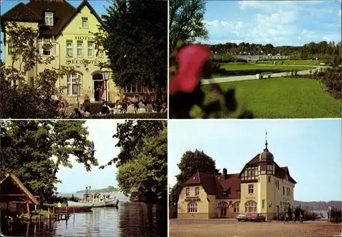 Ak Ratzeburg im Herzogtum Lauenburg, Gasthaus Zum Seegarten, Theater Platz 5