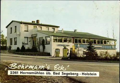 Ak Hornsmühlen in Schleswig Holstein, Behrmann's Eck