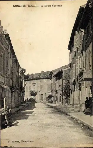 Ak Donzere Drome, La Route Nationale