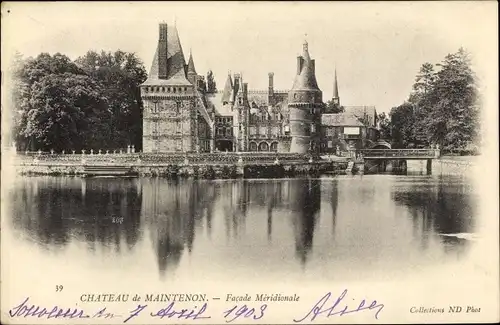 Ak Maintenon Eure et Loir, Chateau
