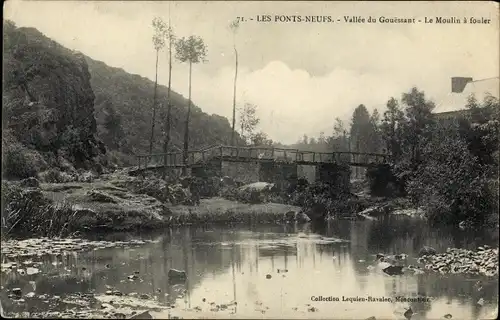 Ak Les Ponts Neufs Côtes-d’Armor, Vallee du Gouessant, Le Moulin a fouler