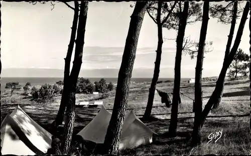 Ak Le Vieux Bourg Cotes d'Armor, Le Camping