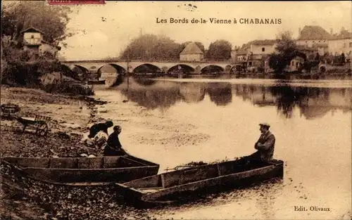 Ak Chabanais Charente, Les Bords de la Vienne