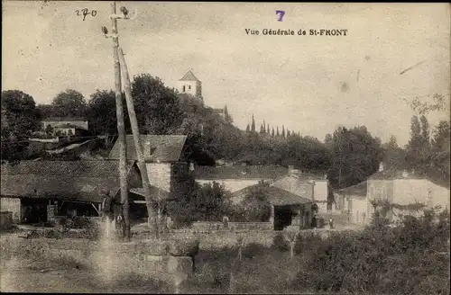 Ak Saint Front Charente, Vue generale