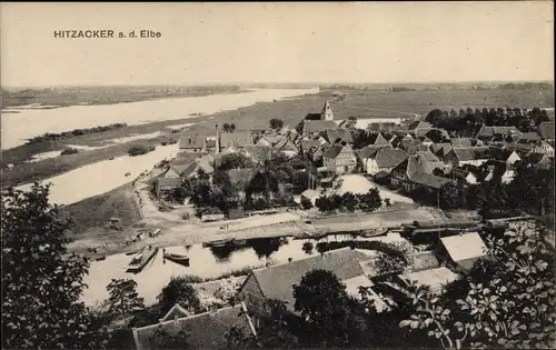 Ak Hitzacker an der Elbe, Panorama