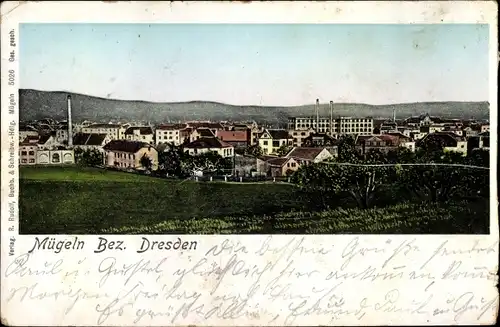 Ak Mügeln Heidenau in Sachsen, Panorama