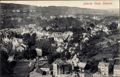 Ak Sebnitz in Sachsen, Panorama