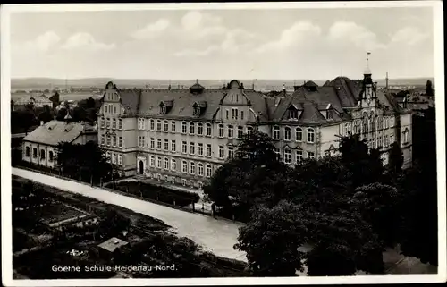 Ak Heidenau in Sachsen, Goethe Schule