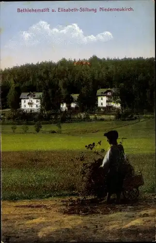 Ak Niederneukirch Neukirch in der Lausitz, Bethlehemstift und Elisabeth Stiftung