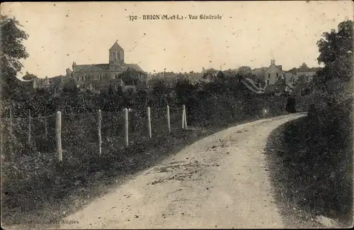 Ak Brion Maine-et-Loire, Vue Generale